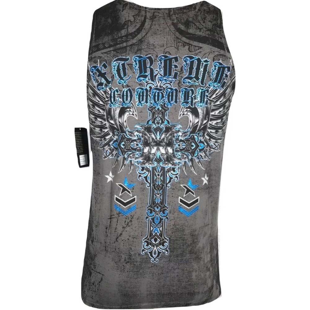 XTREME COUTURE by AFFLICTION Men T-Shirt IRON WORK - Picture 3 of 8